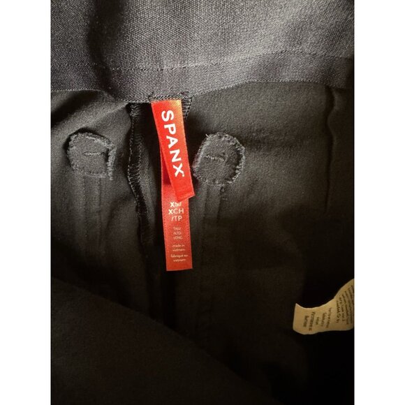 Spanx Wide Leg Stretch Pants Black Pull On 24” Inseam Women’s XS - Picture 4 of 5